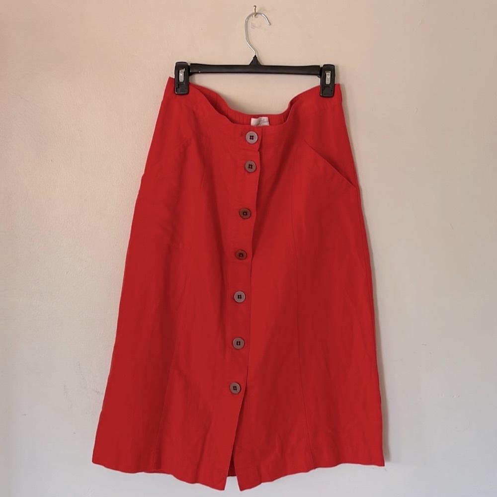 Size L Linen MIDI Skirt